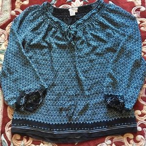 SOPHIE MAX WOMENS TOP...SZ M...LINED...SO CUTE!!!